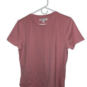 Pink Buttercloth Round-Neck T-Shirt *new with tags*